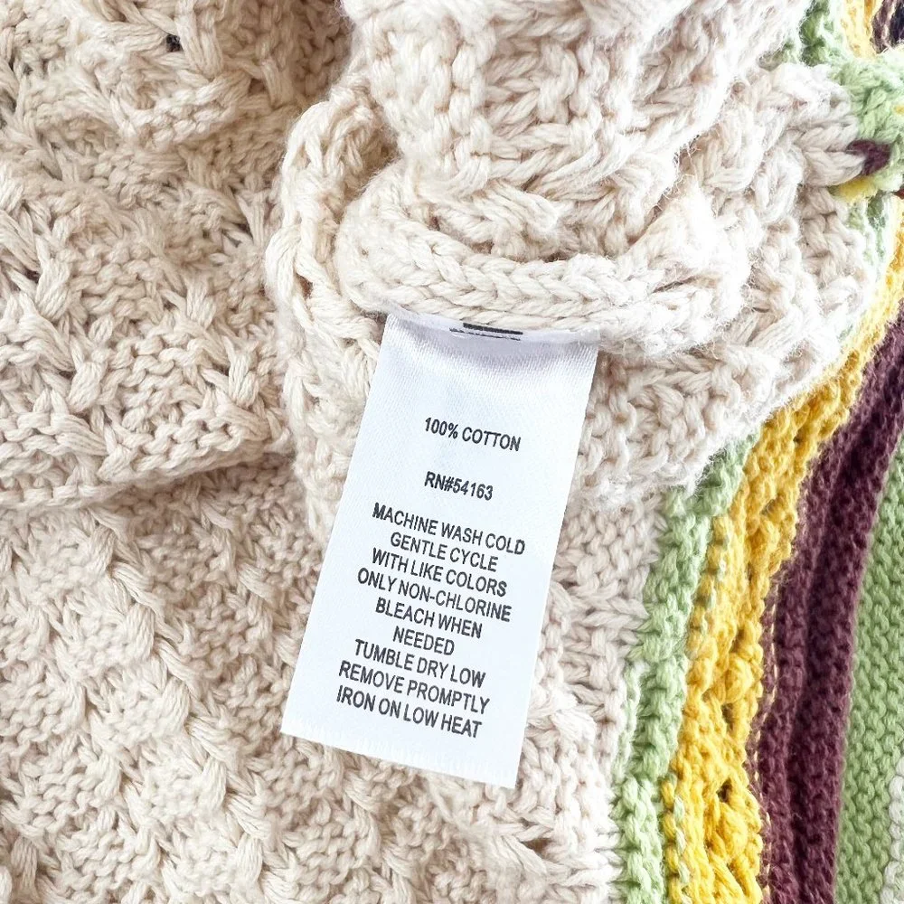Marc New york Crochet Tank Top Size L NEW - Picture 6 of 8